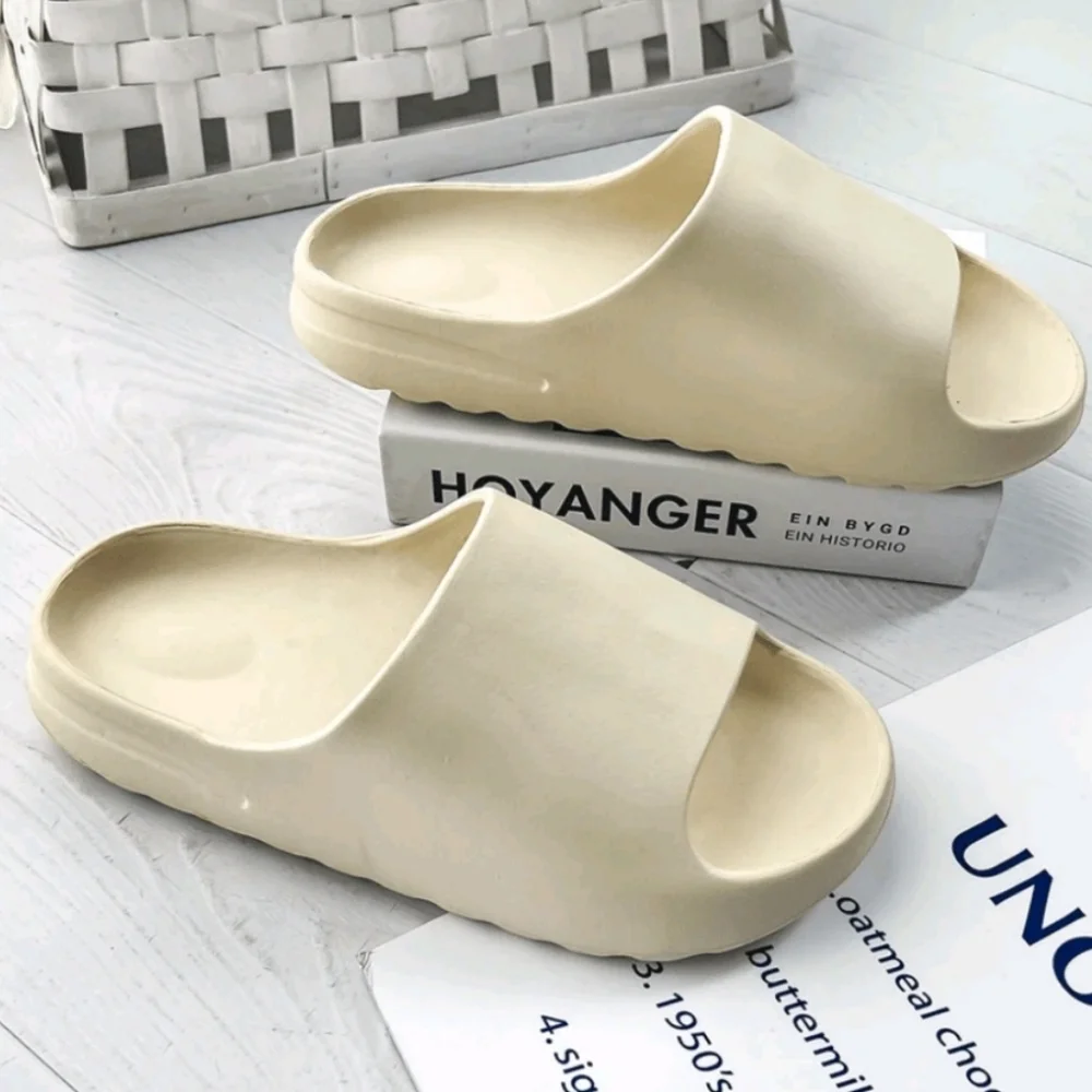 NEW Beige Non Slip Slides